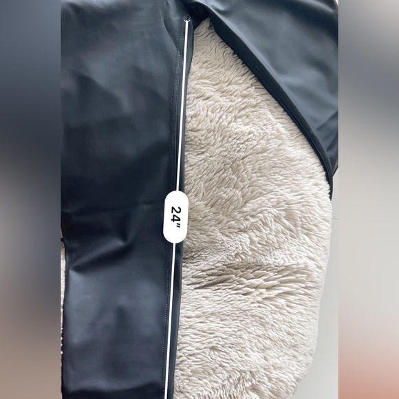 Freddy wr.up size M/6 dark gray brand new faux leather coated high waist pants - Picture 8 of 9